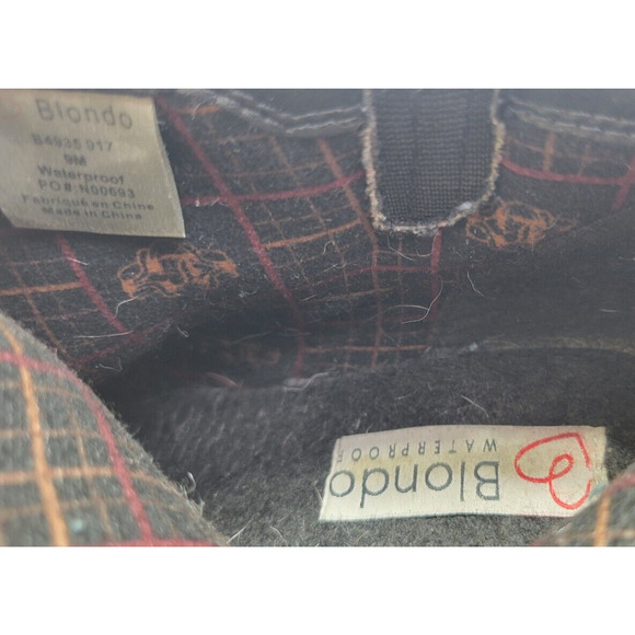 Blondo Valli B4935 Black Suede Waterproof Side Zip Ankle Booties Women's Size 9M - Picture 8 of 12